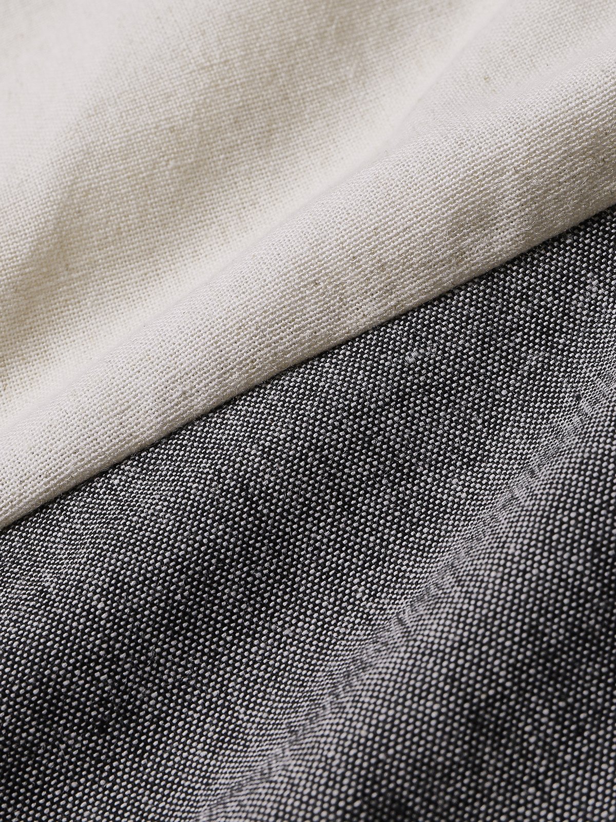 Cotton And Linen Crew Neck Plain Short Sleeve Mini Dress