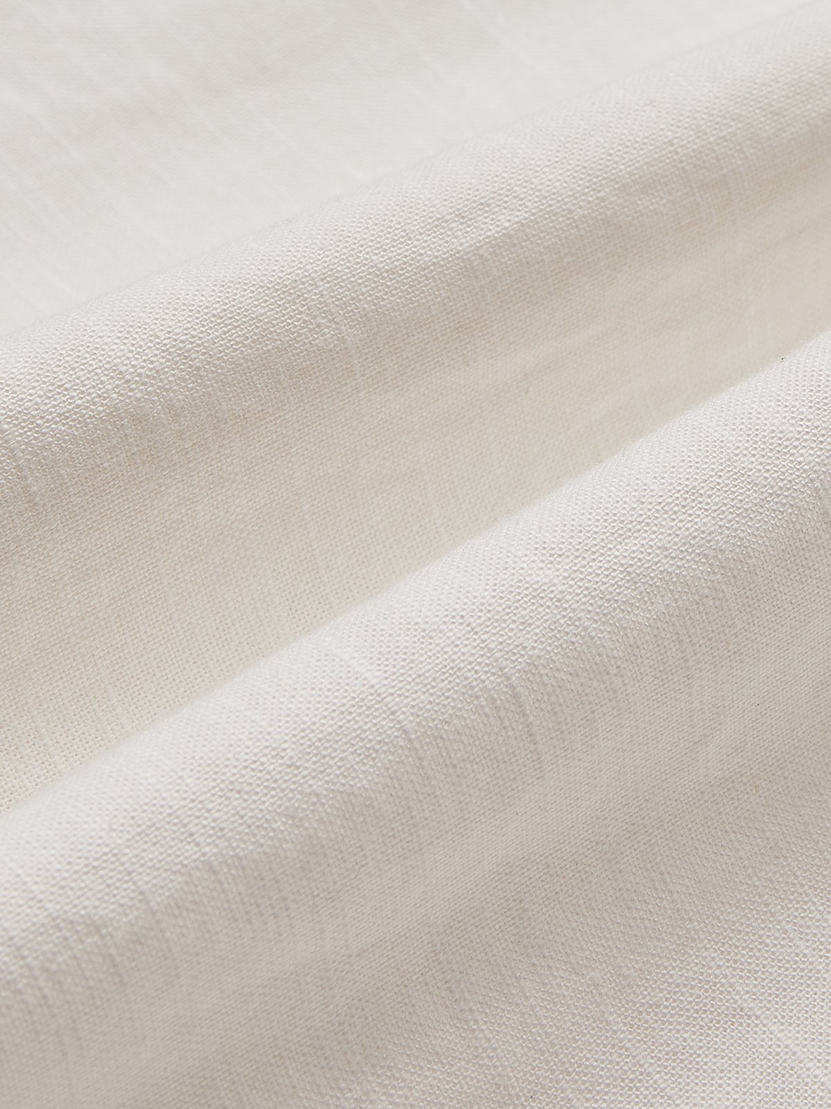 Cotton And Linen Crew Neck Plain Short Sleeve Maxi Dress